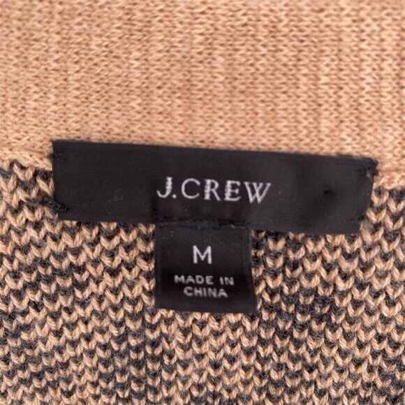 J. Crew Women's M Leopard Print V-Neck Cardigan Sweater Multicolor - Picture 6 of 9